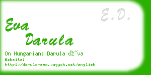 eva darula business card